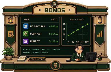The bonds booth