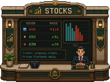 The stocks booth